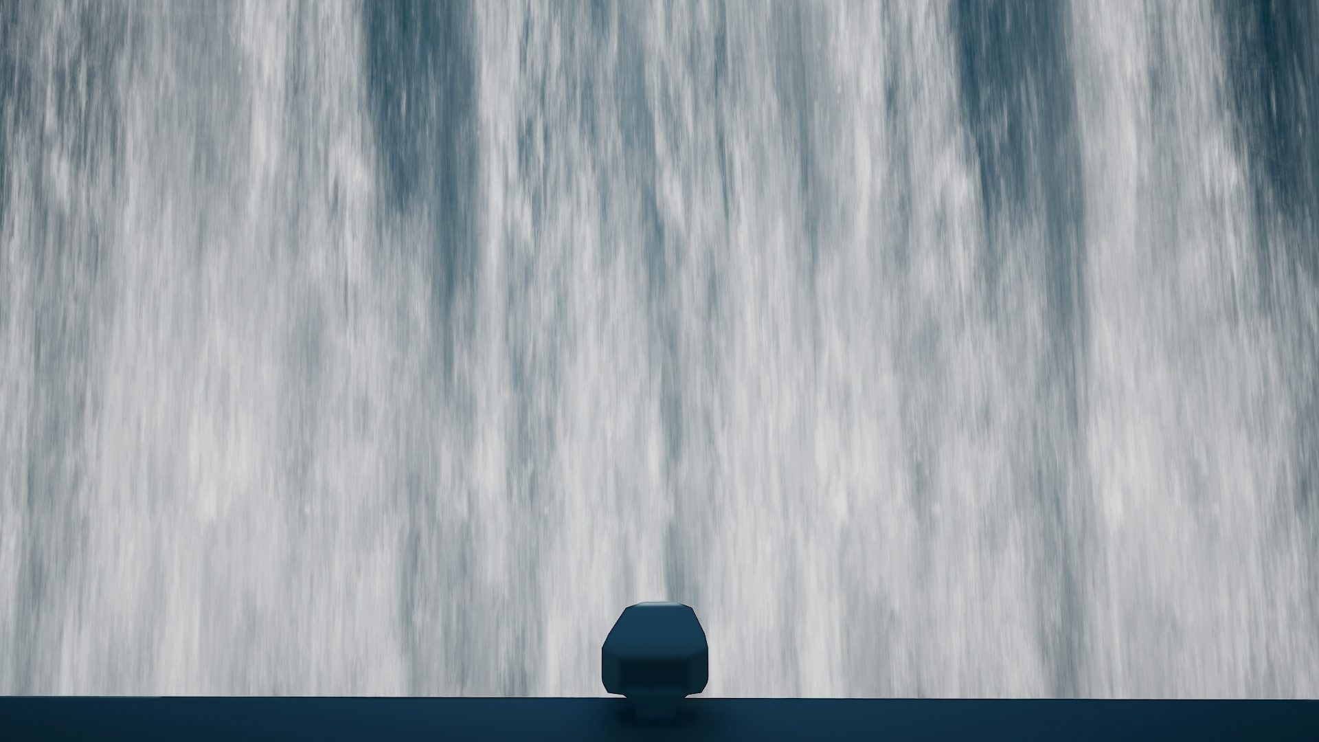 Pool surface from below water as ceiling filtering light