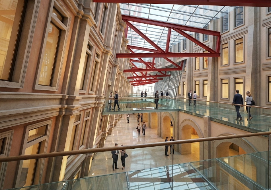 Render auditorium interior