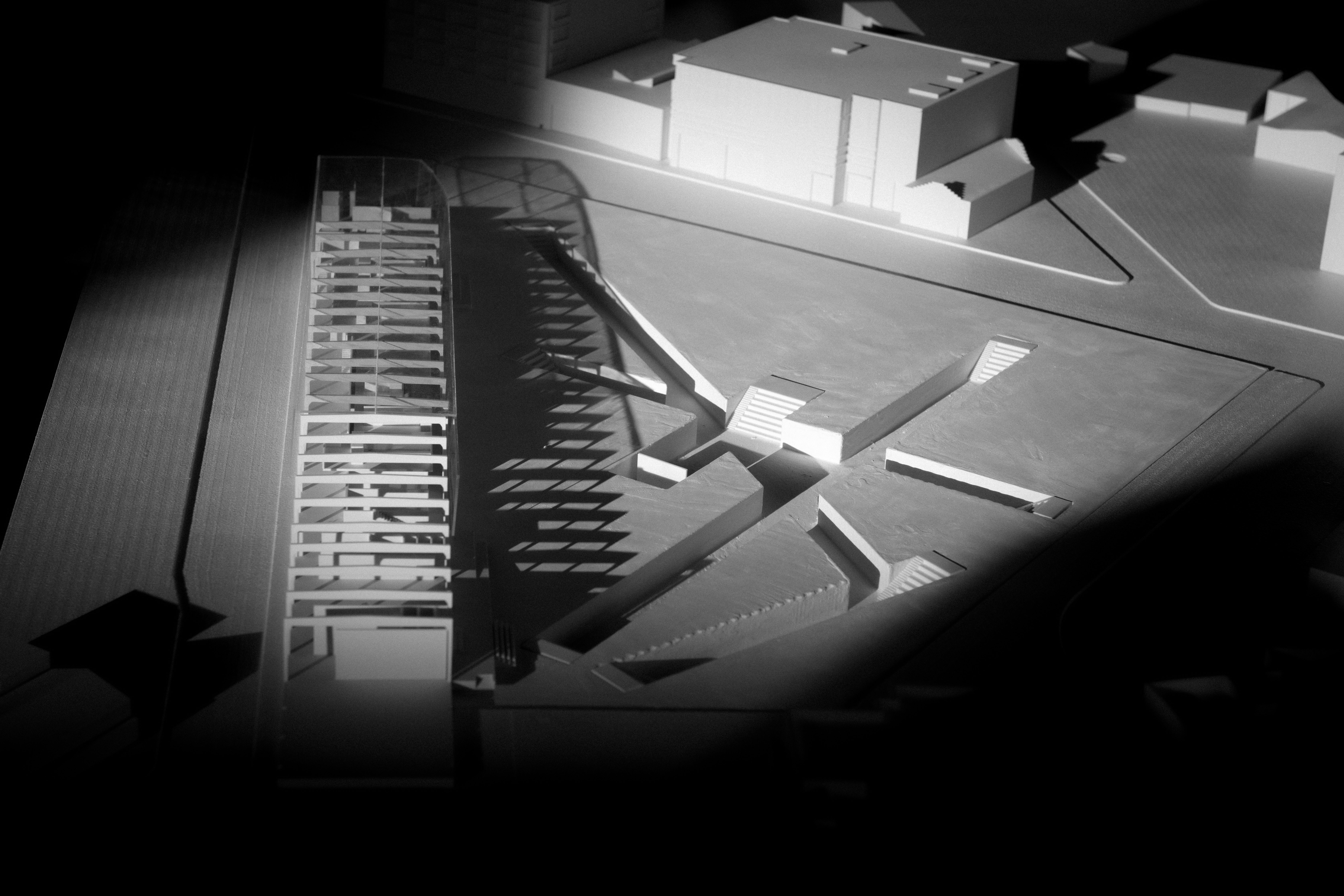 Ground level entry façade view