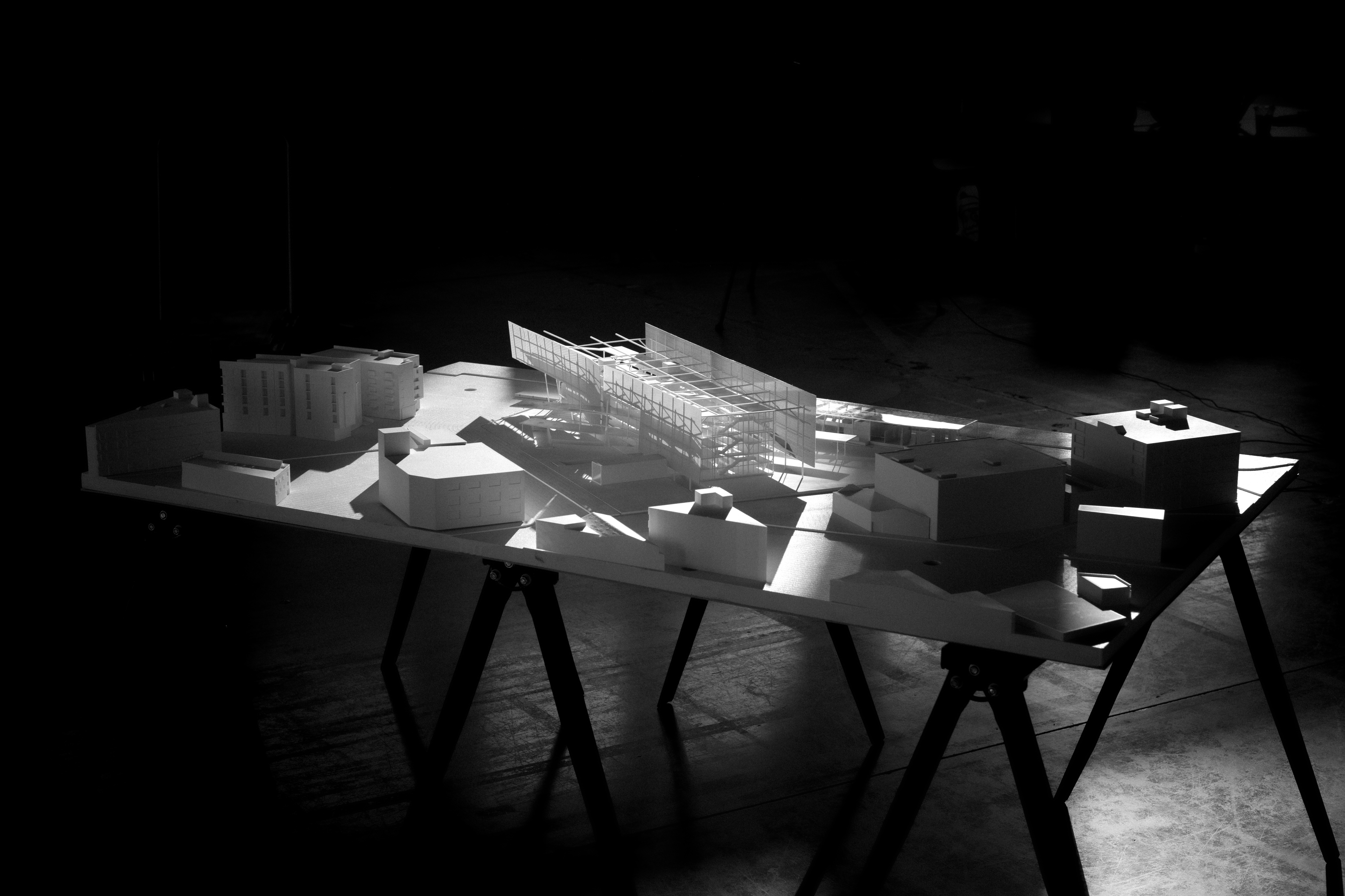 Oblique view full site from above