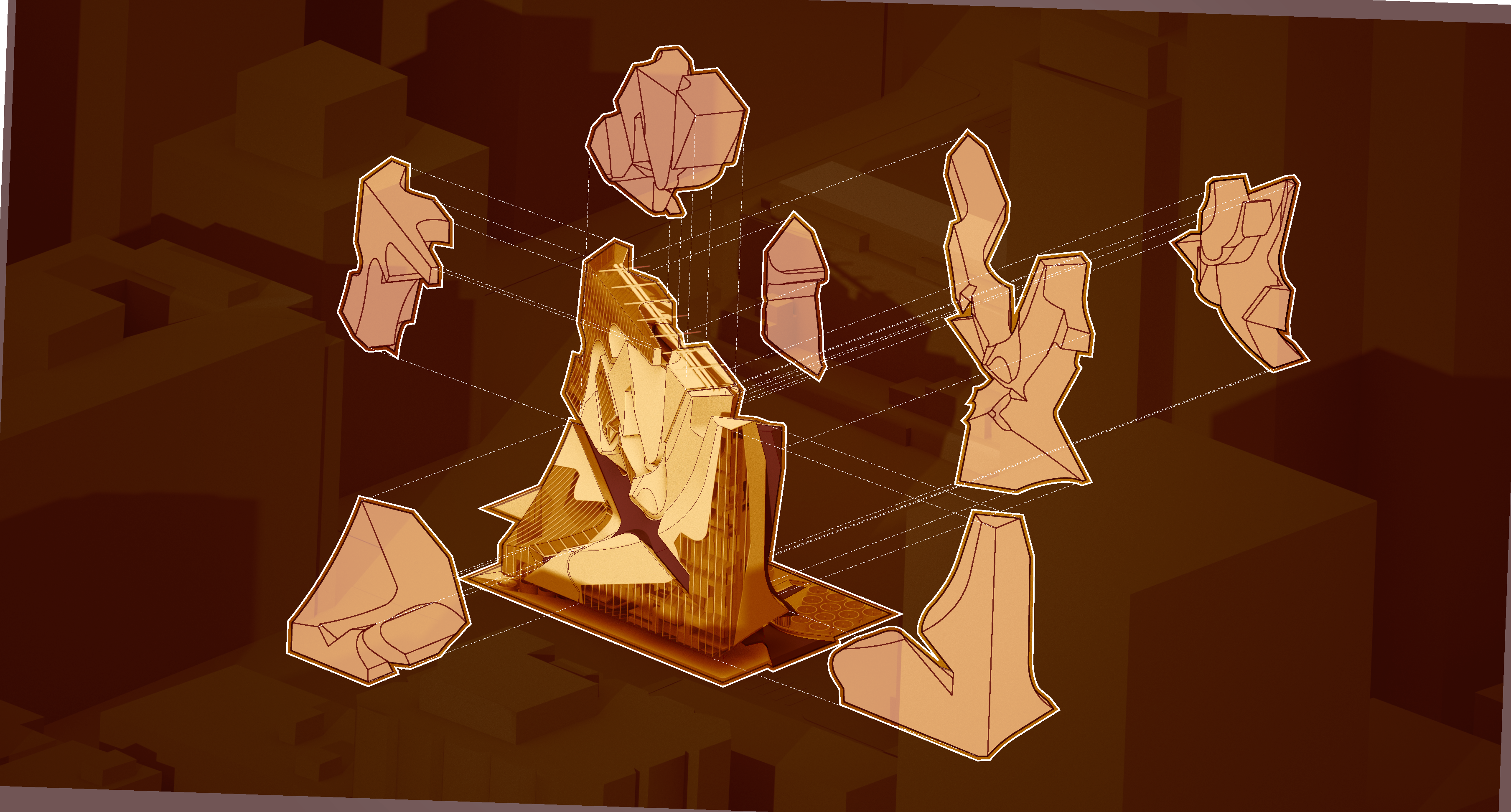 Form Step 02 rotation and subtraction from cube